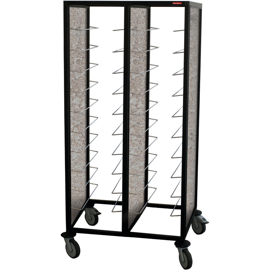 Tablettwagen 18 x GN 1/1 RTW204 schwarz